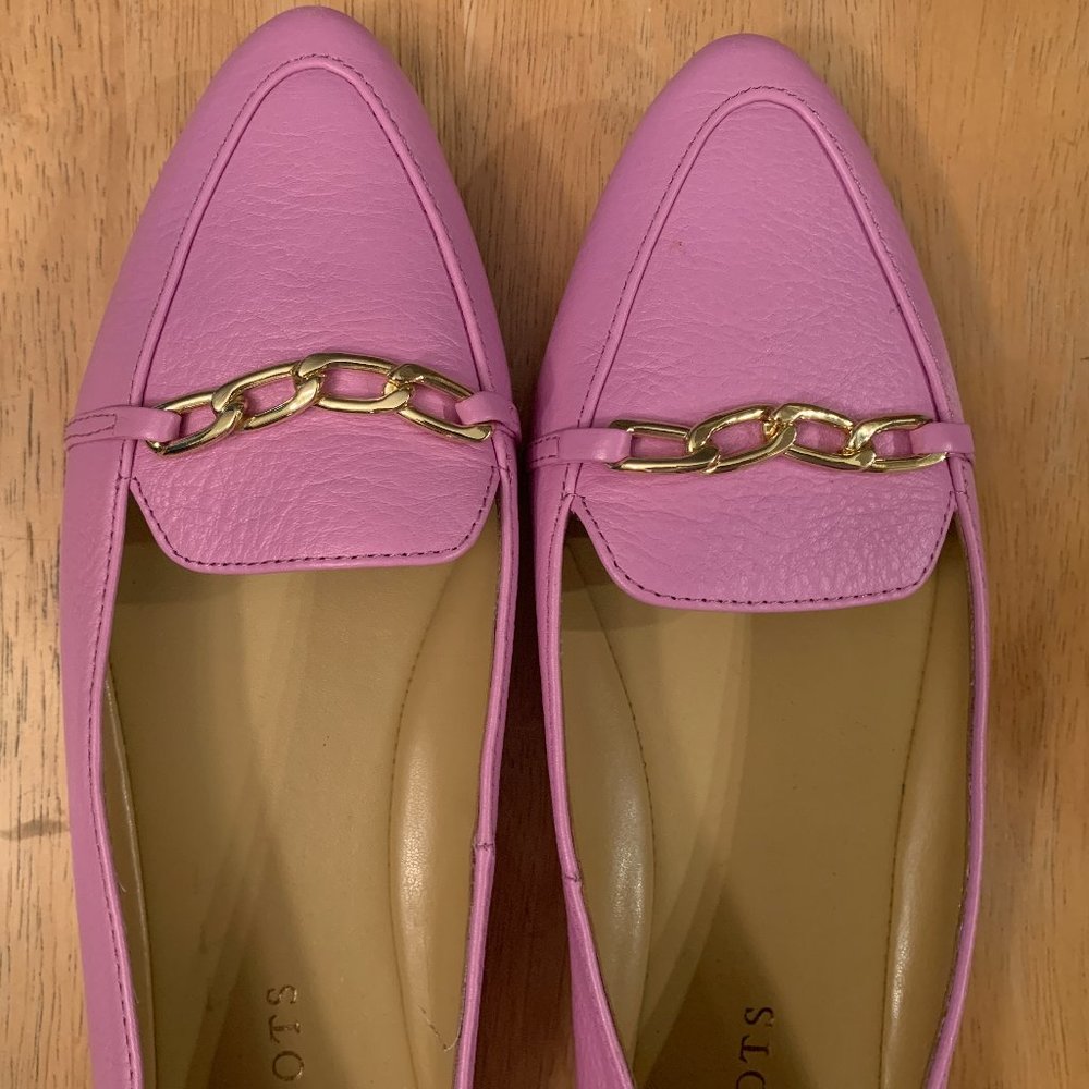 Talbots Pink Loafers- NEW, never been worn